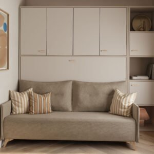 Cama abatible con sofá