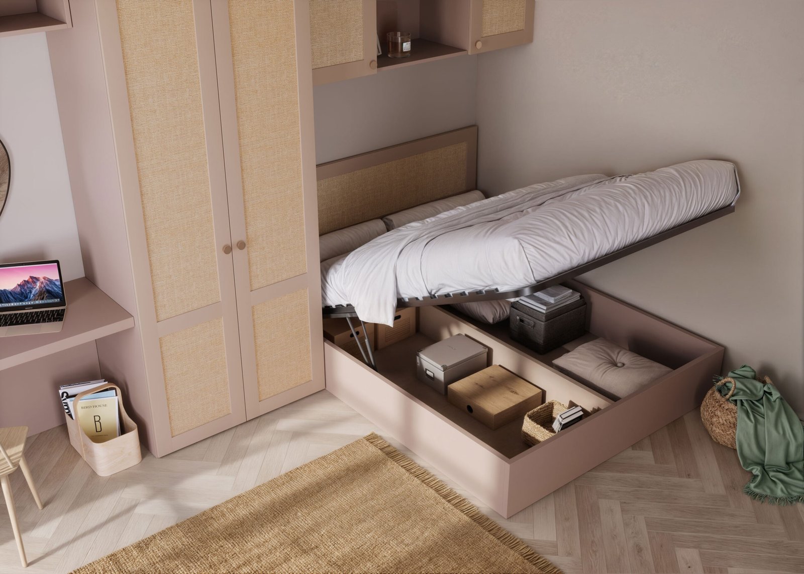 10167-dormitorio-con-cama-de-matrimonio-con-canape (1)