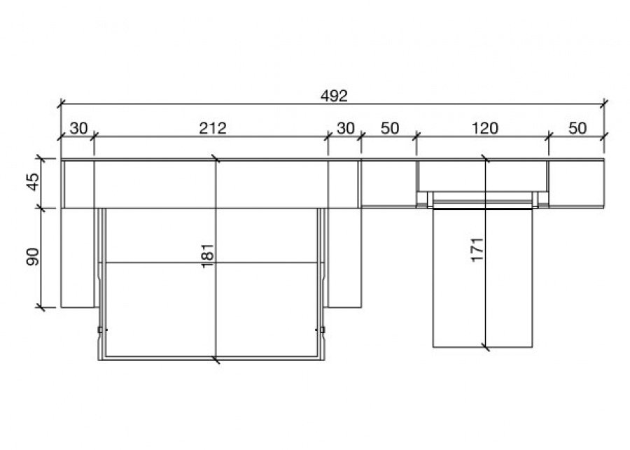 6638-cama-abatible-horizontal-de-matrimonio-con-sofa-y-cama-nido