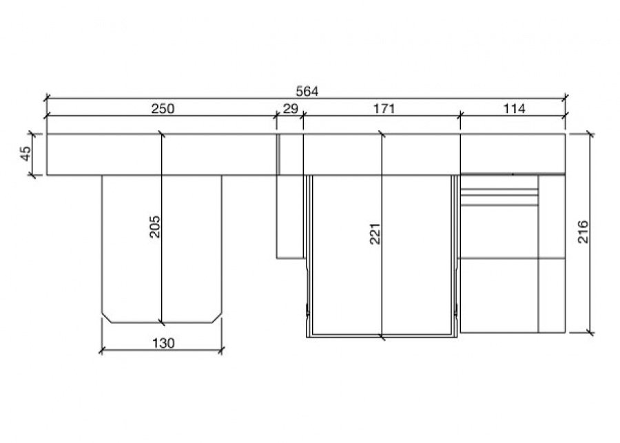 6642-cama-abatible-vertical-con-sofa-para-colchon-de-150x190