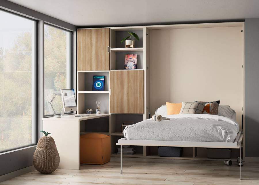 8391-cama-abatible-doble-vertical-con-estanterias-y-escritorio
