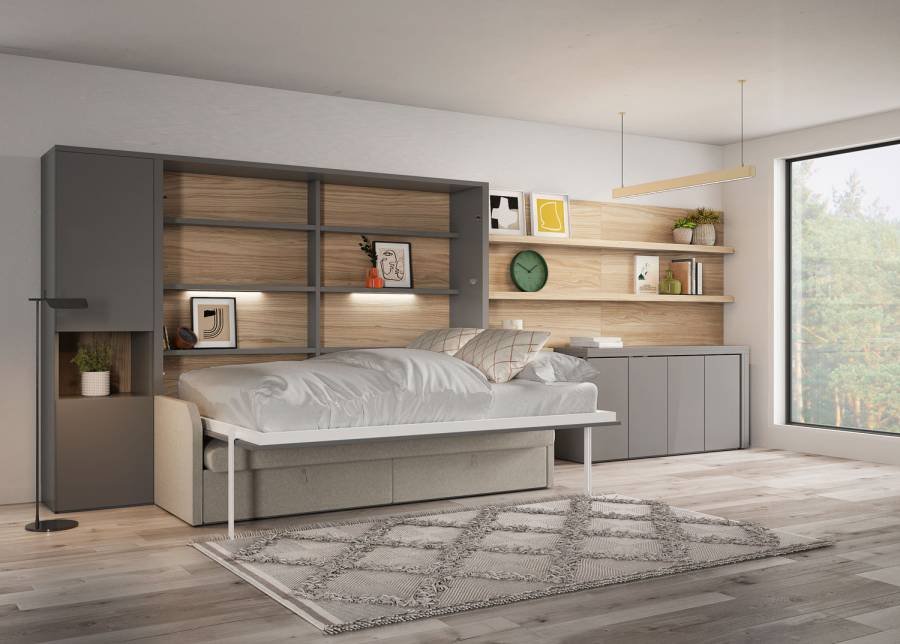 8413-cama-abatible-con-sofa-integrado-estanteria-y-mesa-plegable-para-4