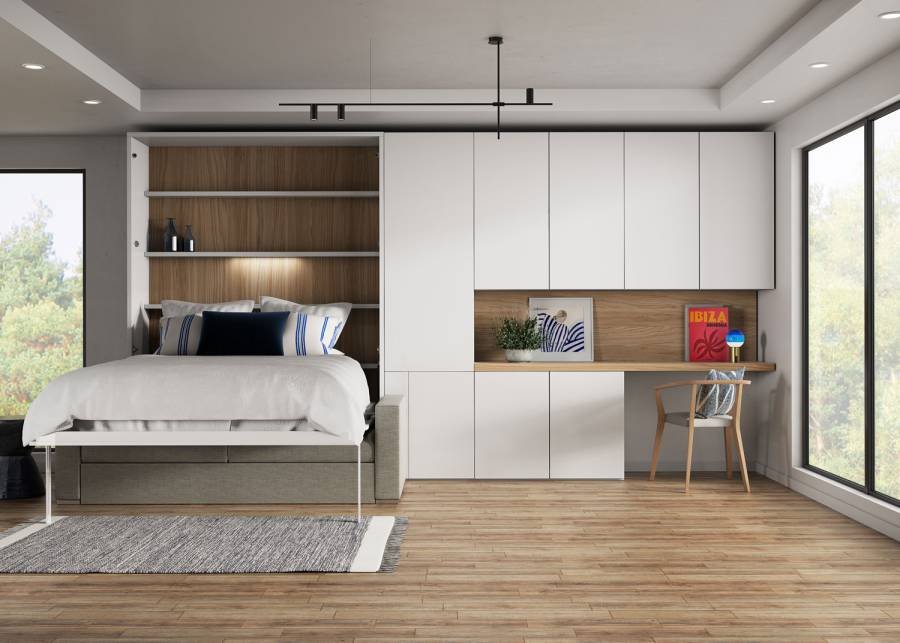 8435-cama-abatible-doble-con-sofa-elevable-y-mesa-colgada