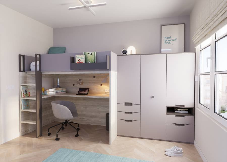 9052-cama-alta-en-dormitorio-juvenil