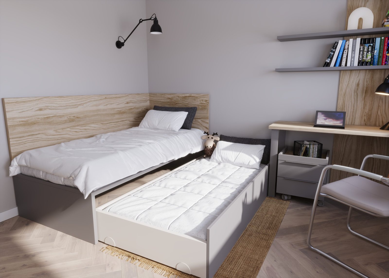 9617-dormitorio-juvenil-con-cama-nido-y-escritorio