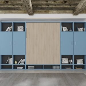 Abatible vertical de 150x190 con cama más alta